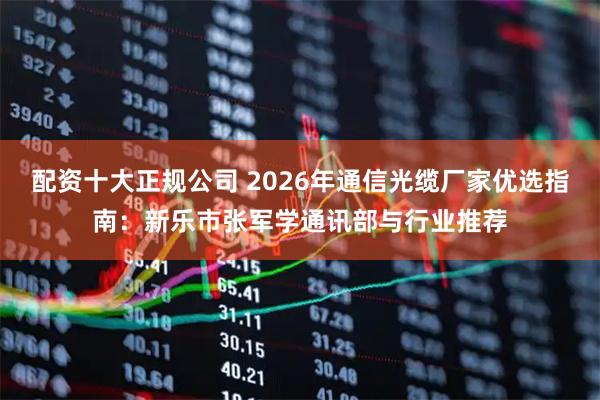 配资十大正规公司 2026年通信光缆厂家优选指南:新乐市张军学通讯部与行业推荐